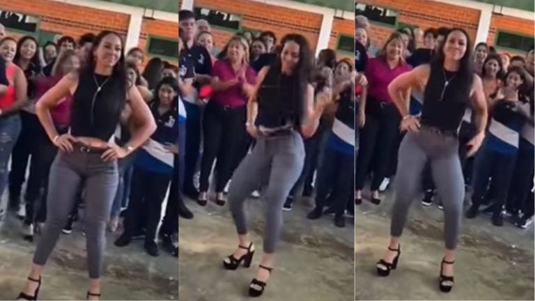 Guapa maestra pasos prohibidos