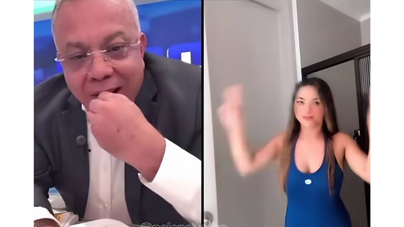 Eduardo Maldonado con colombiana TikTok