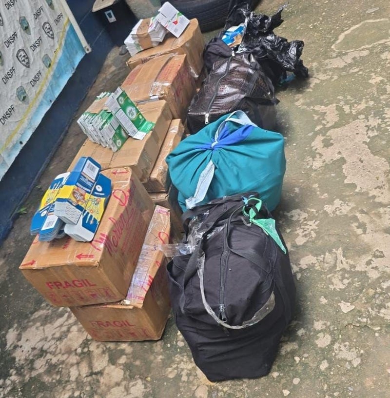 Mujer cae en Guasaule con medicamento Nicaragua
