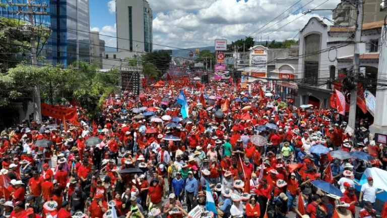 Mel Zelaya reitera llamado a movilizaciones de Libre en la capital