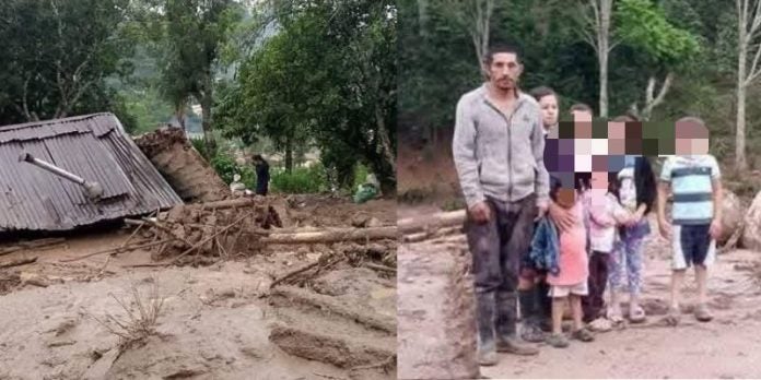 ¡Huyen por sus vidas! Familias abandonan sus casas ante inminentes derrumbes en Ocotepeque
