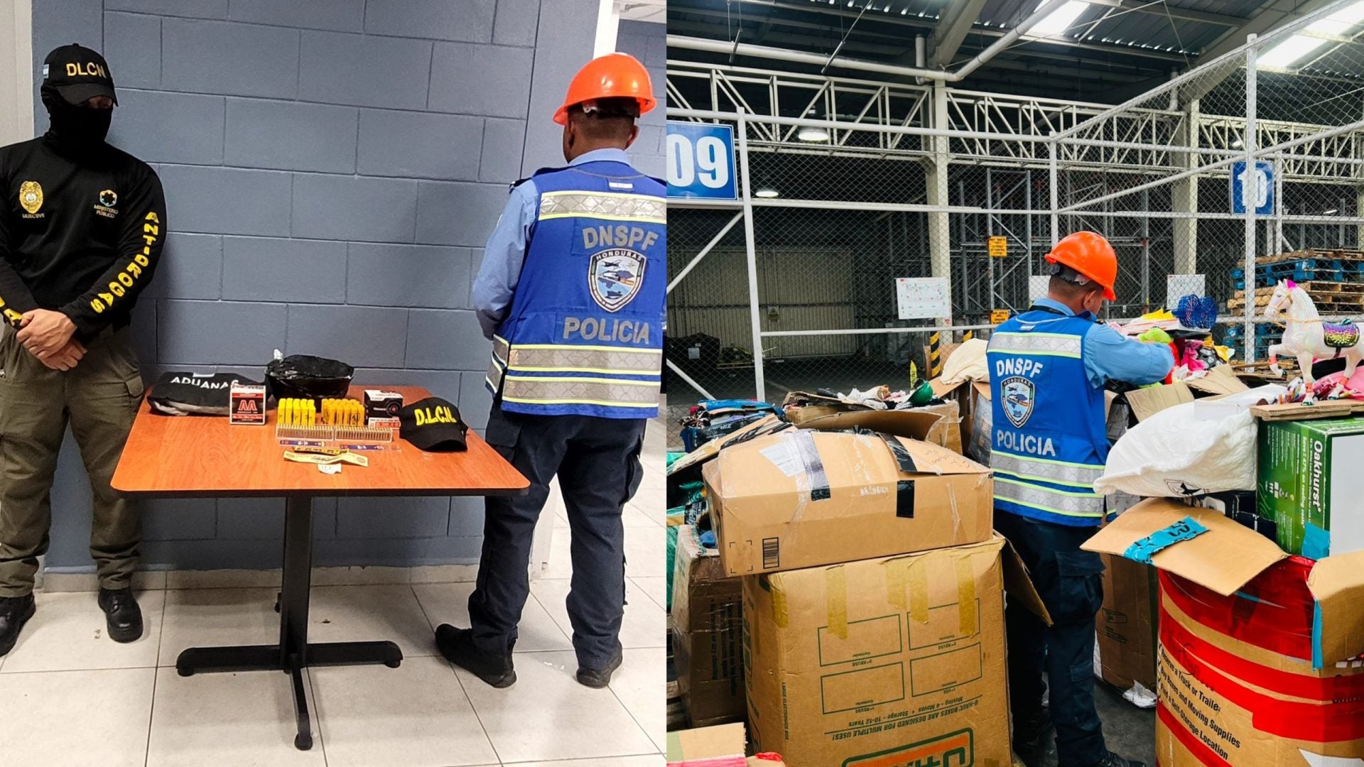 Interceptan cargamento de municiones Puerto Cortés