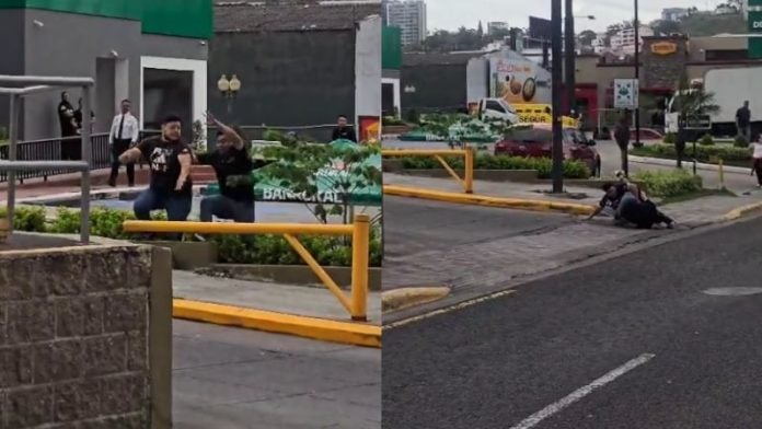 Pelea conductores Tegucigalpa