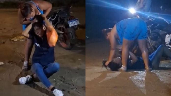 Pelea mujeres SPS