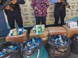 Mujer cae en Guasaule Nicaragua
