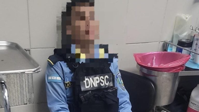 Policía herido en Tegucigalpa