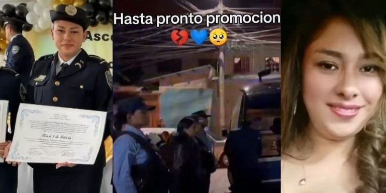 Familiares y compañeros despiden a policía fallecida en El Lolo