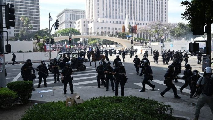 Protestas contra Trump Los Ángeles