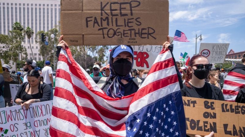 Protestas Trump Los Ángeles 2