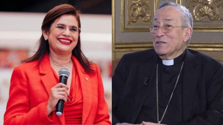 Rixi Moncada arremete contra el líder de la Iglesia católica en Honduras