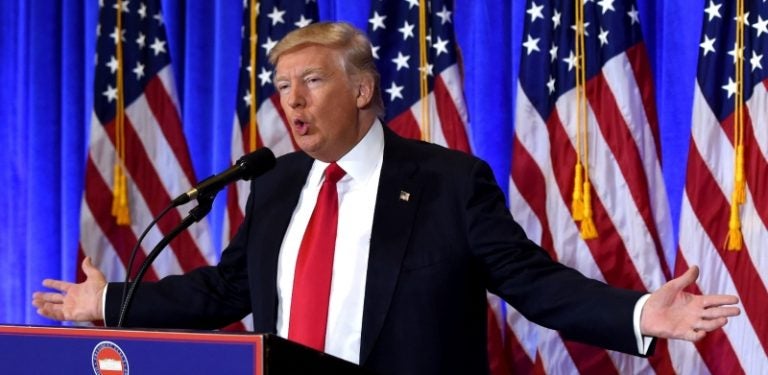 El presidente de Estados Unidos, Donald Trump.