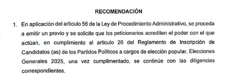 Dictamen del CNE