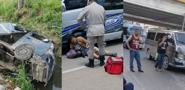 ¿Rapiditos sin control? Tres accidentes en una semana en el norte de Honduras
