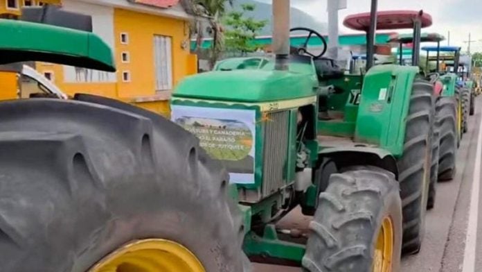 Agricultores inician movilizaciones en diferentes zonas del país