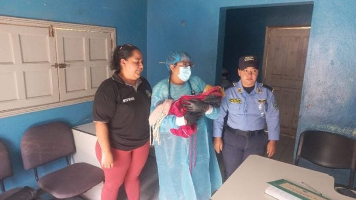 recién nacido abandonado Lepaterique