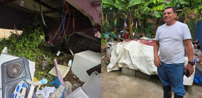 deslave destruye hogar en Chamelecón, SPS