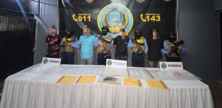 Aprehenden a cuatro miembros de la Pandilla 18 en Choloma