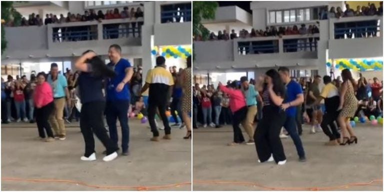 Docente de la UNAH se vuelve viral bailando reguetón en el Día del Estudiante