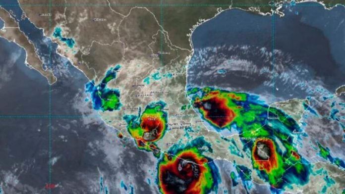 huracán Erick en México