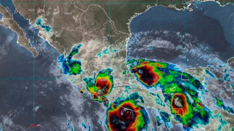 huracán Erick en México