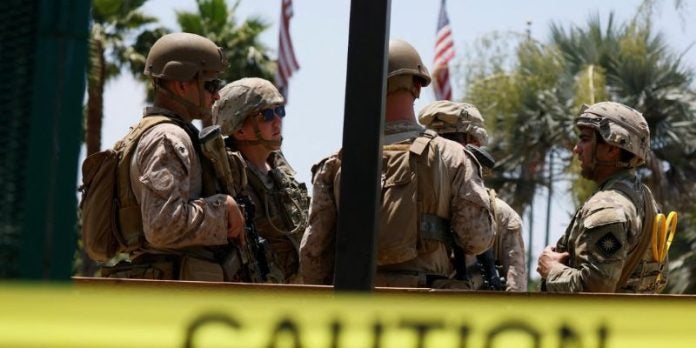 Trump ordena despliegue de marines en las calles de Los Ángeles