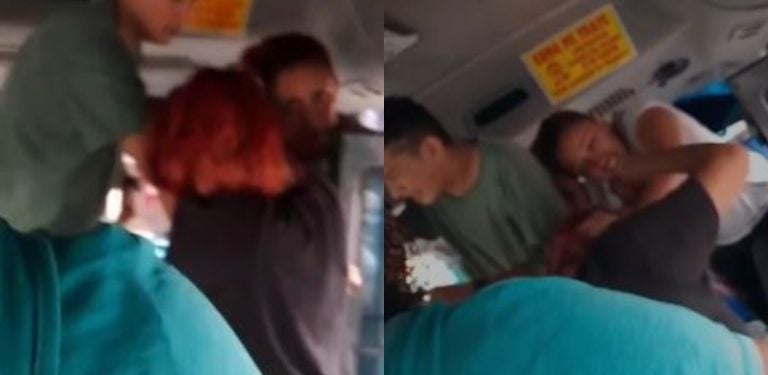 «¡Chimuelo, déjalas que se bajen!»: hondureñas se agarran del pelo en un rapidito