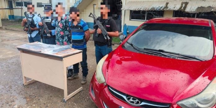 Sujetos detenidos