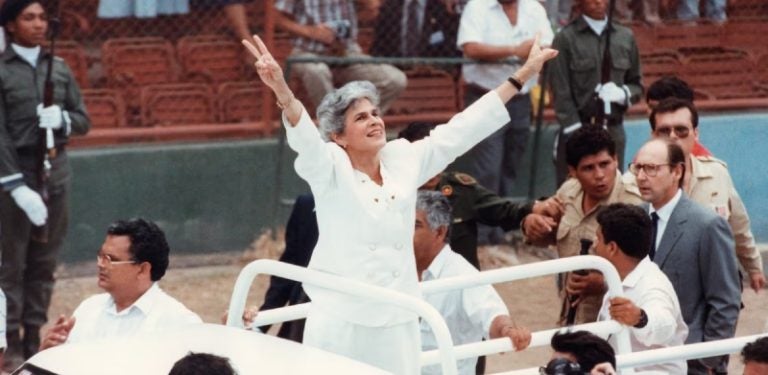 Fallece la expresidenta de Nicaragua, Violeta Barrios de Chamorro