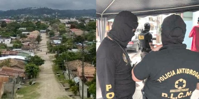 Allanamiento en Siguatepeque: incautan marihuana, cocaína y fusil AK-47