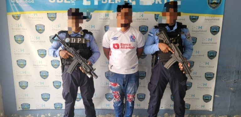 En Puerto Cortés cae peligroso sicario acusado de cinco asesinatos
