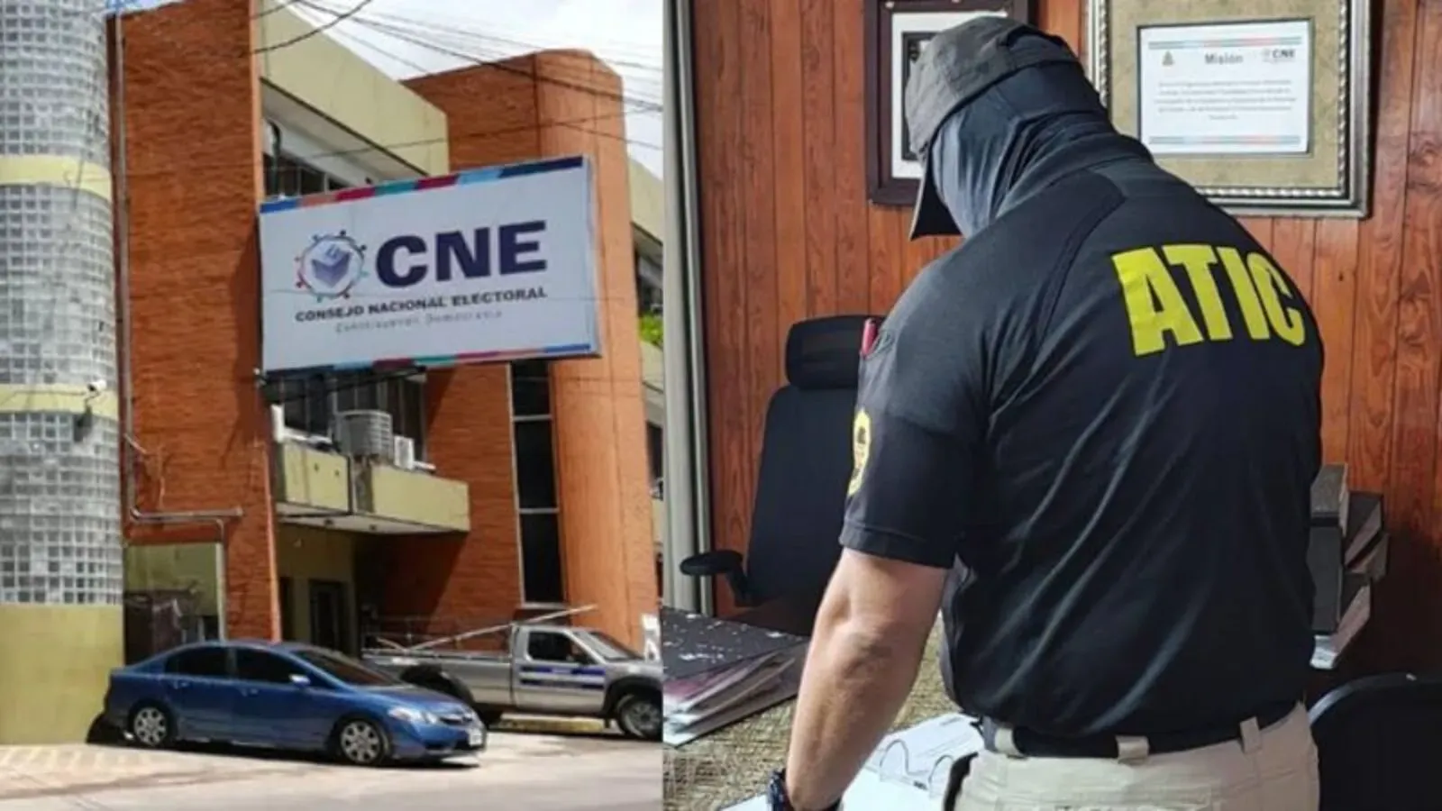 ATIC llegan al CNE