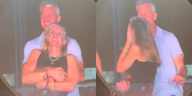 Captan al CEO Andy Byron con su empleada en concierto de Coldplay