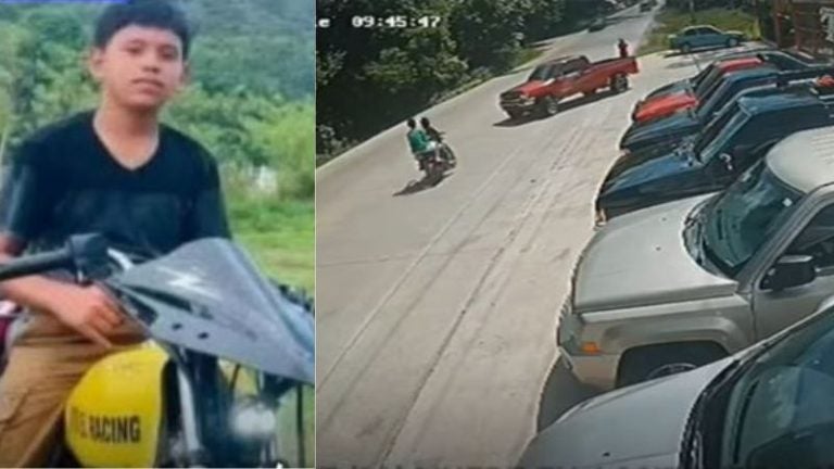VIDEO: Así fue la brutal colisión que dejó un menor muerto en Copán