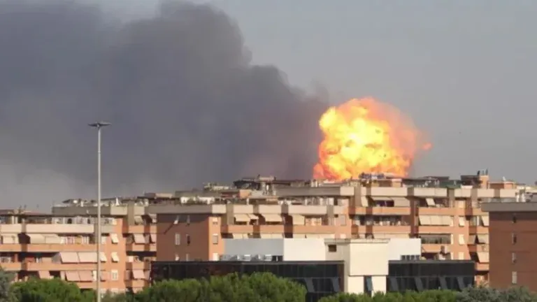 Explosión devastadora en gasolinera de Roma deja 45 heridos