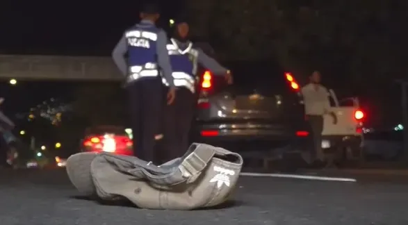 arrollaron a metros de un puente peatonal Tegucigalpa