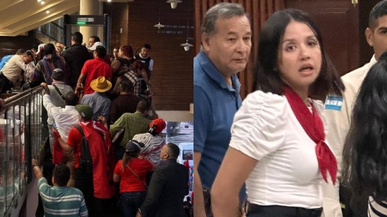 Seguridad del CN permitió ingreso de colectivos de Libre liderados por esposa de diputado