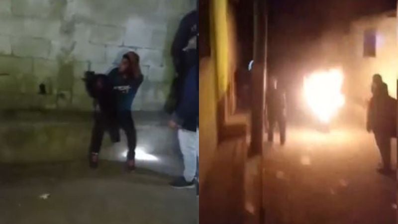 Ladrones quemados en Guatemala