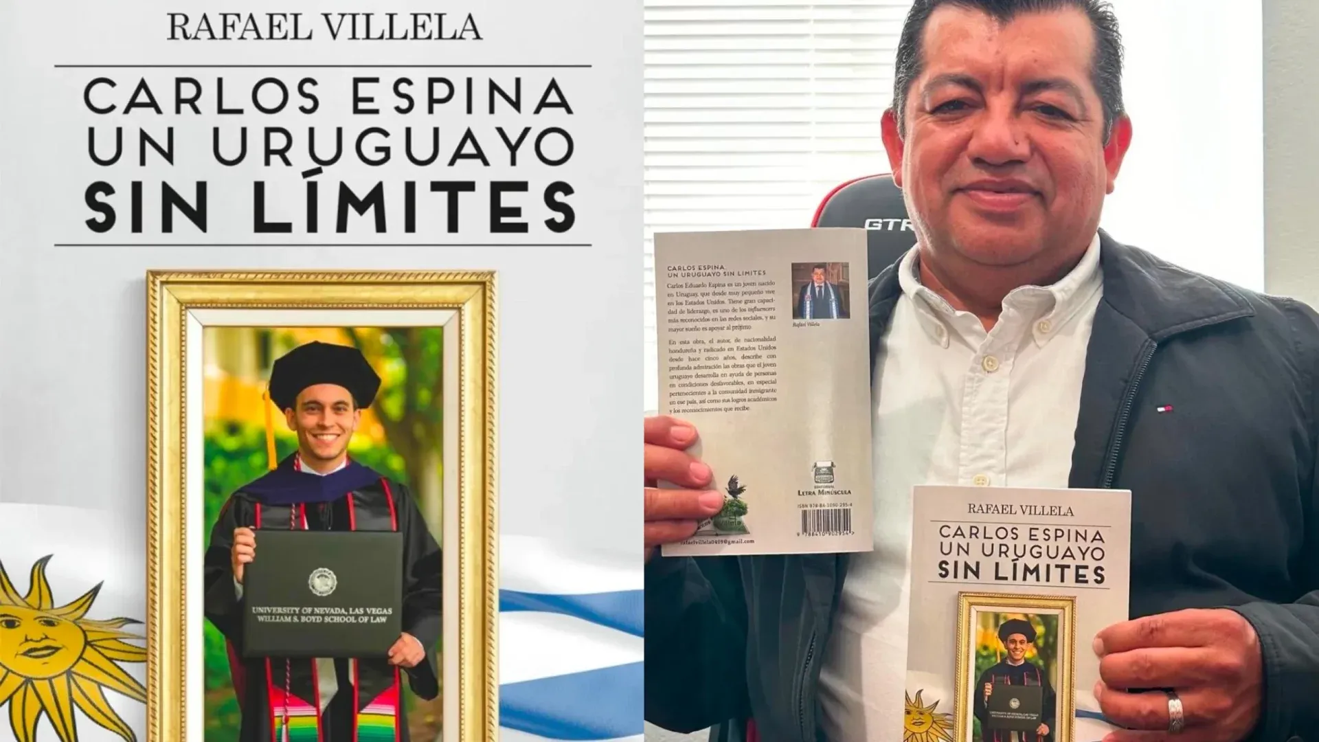 Hondureño lanza libro inspirado en Carlos Espina