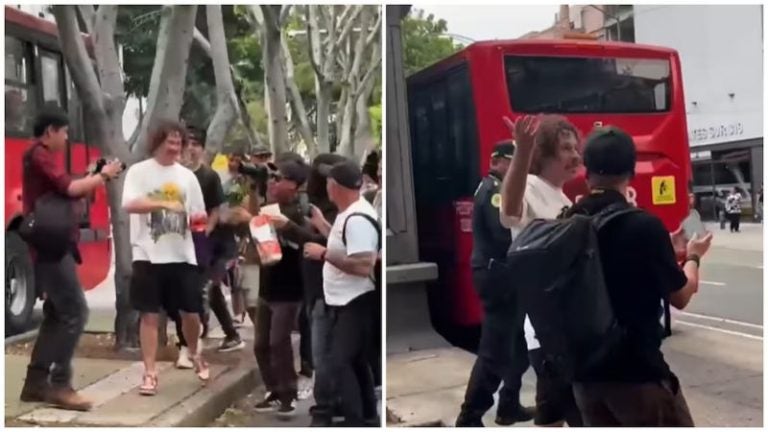 Luisito Comunica recibe insultos y reclamos durante marcha en México