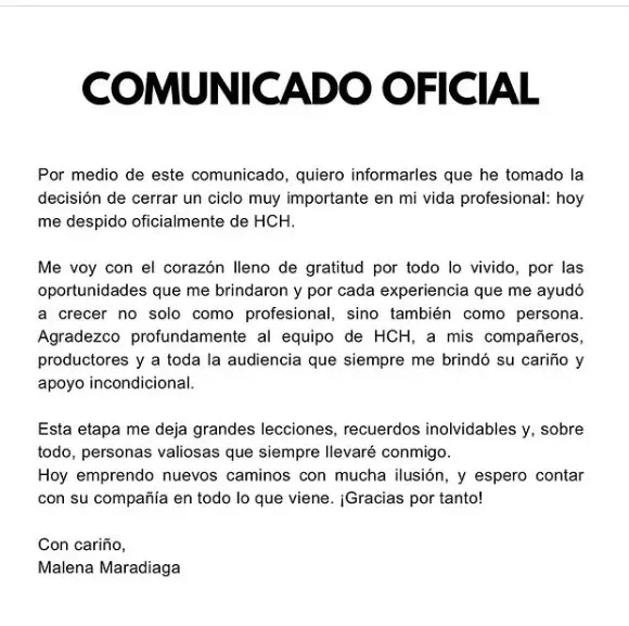 Malena Maradiaga HCH