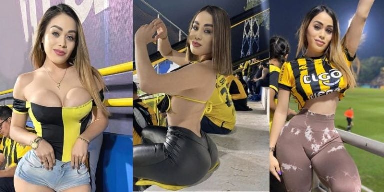 ¿Será hondureña? Hermosa mujer deslumbra con su aparición en estadios