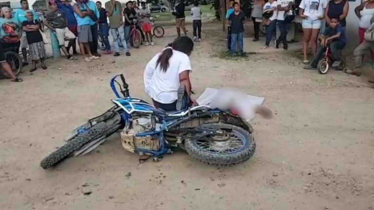 Sicarios acribillan a motociclista en Guaimaca