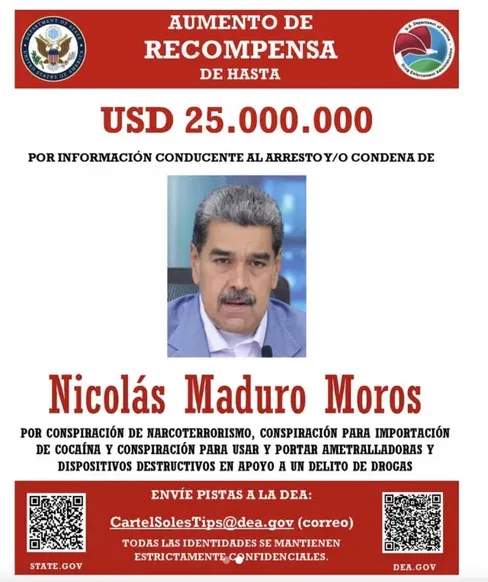 Nicolas Maduro recompensa