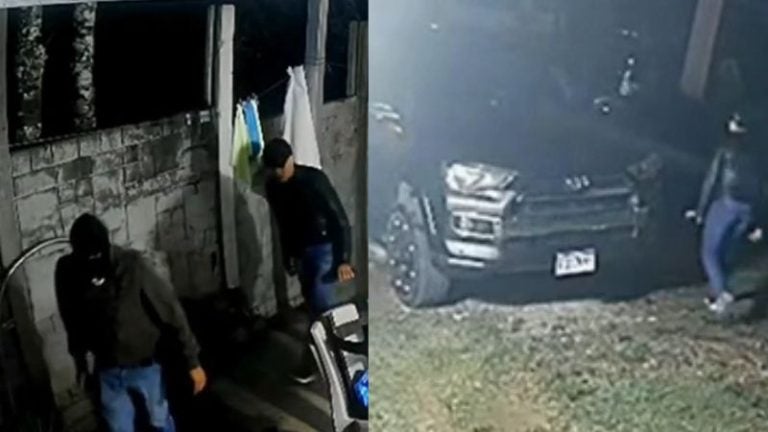 Dos sujetos roban una camioneta de una vivienda en La Jigua, Copán