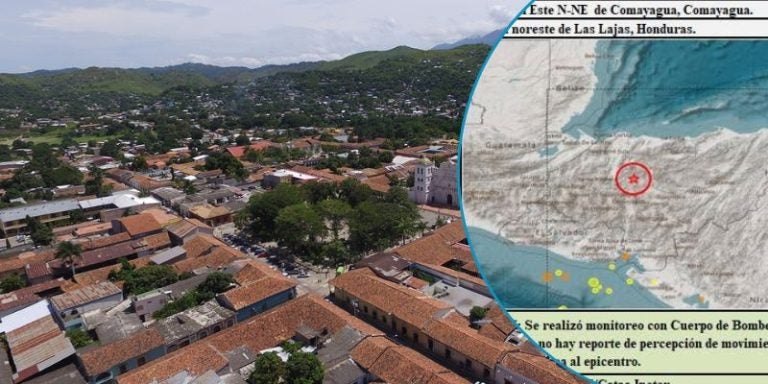 Sismo en Comayagua