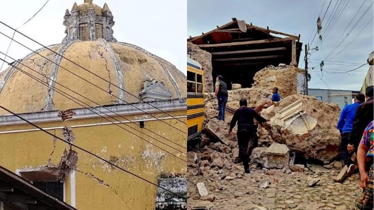 Alarmante: tres fuertes sismos sacuden Guatemala y parte de El Salvador