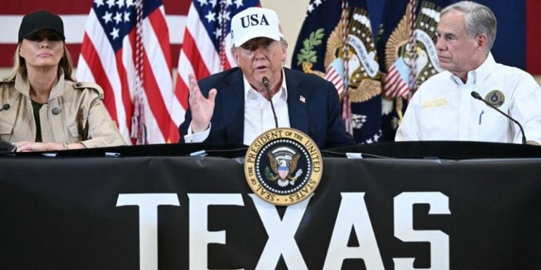 "Nunca había visto algo como esto", afirma Trump tras las devastadoras inundaciones en Texas