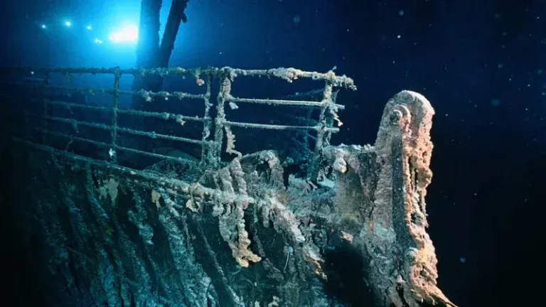 restos humanos en el Titanic