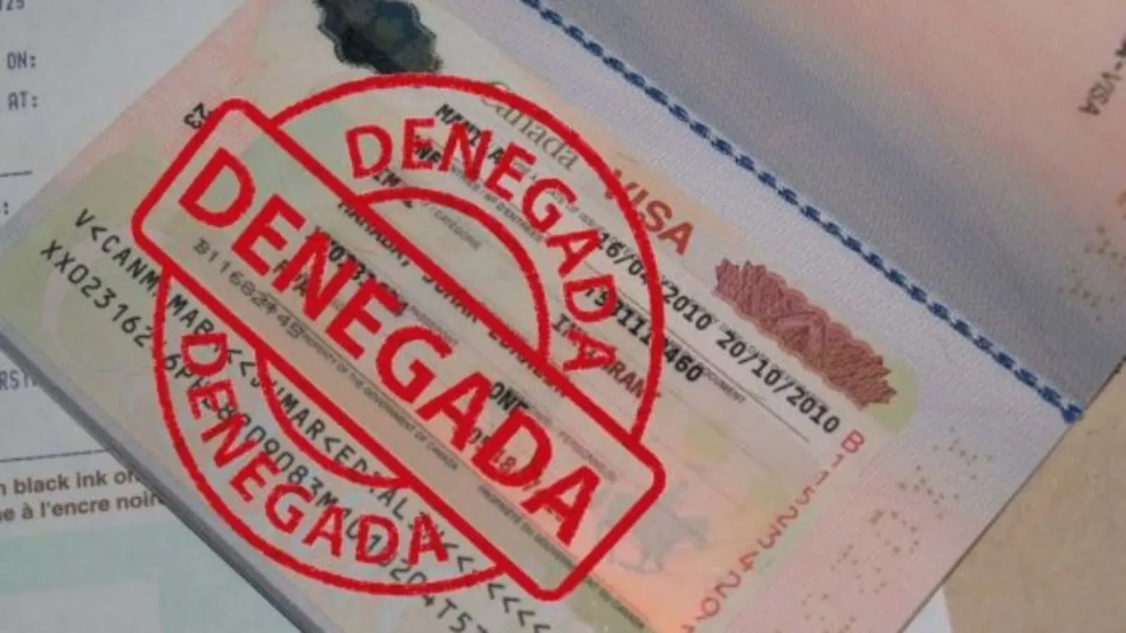 rechazan visa de EE.UU.