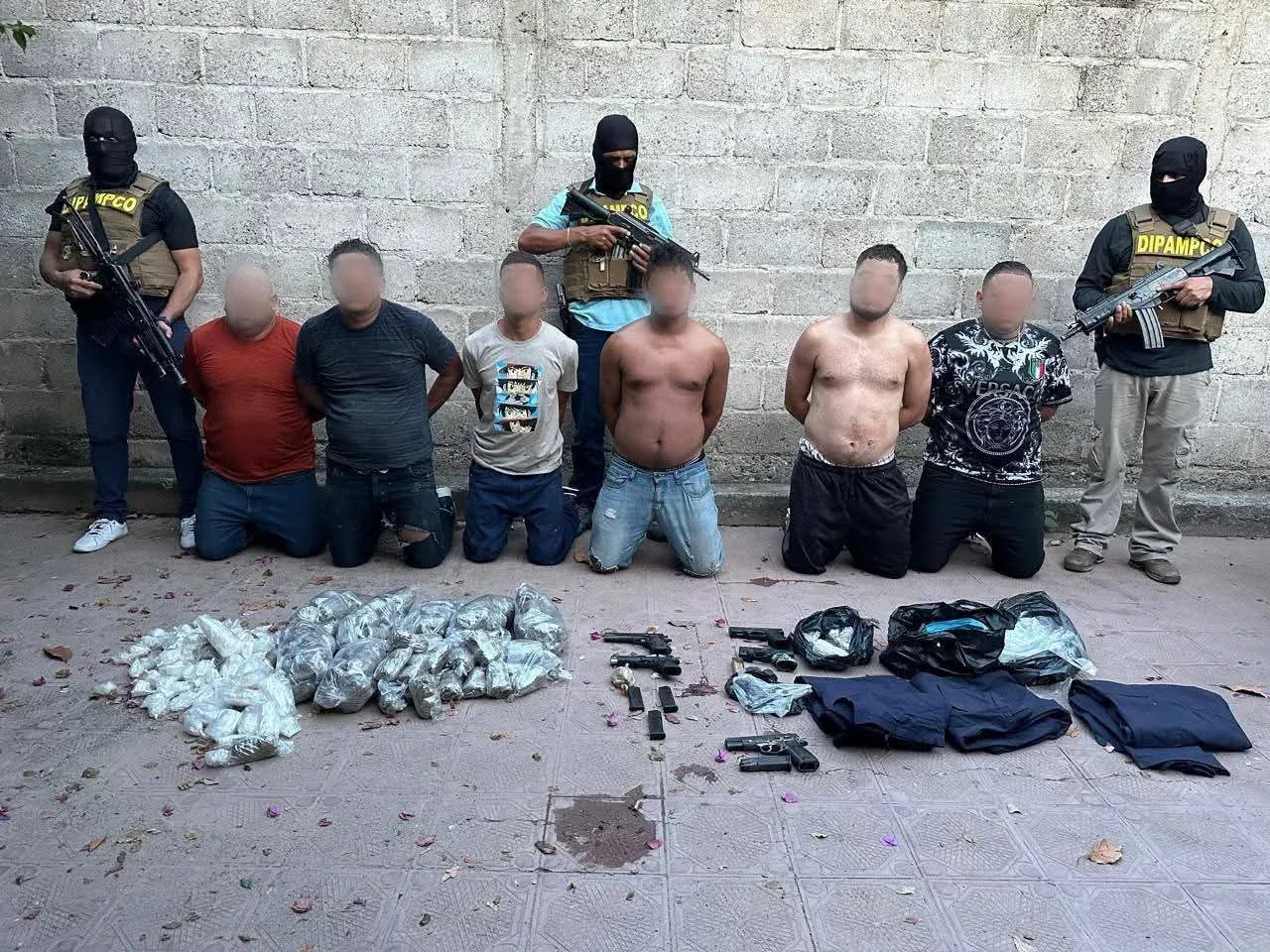 capturados en Comayagua